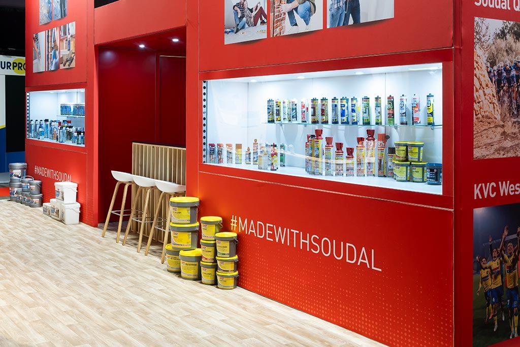Stand for Soudal at Batibouw Brussels