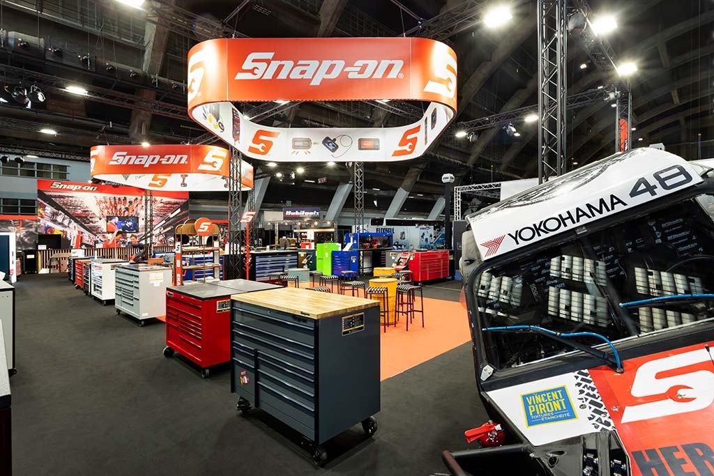Stand for Snap-on at Autotechnica Brussels
