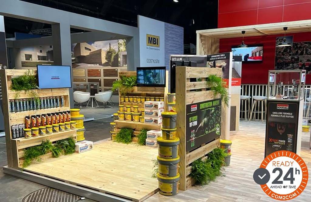 Stand for Soudal at Batibouw, Brussels by com2com