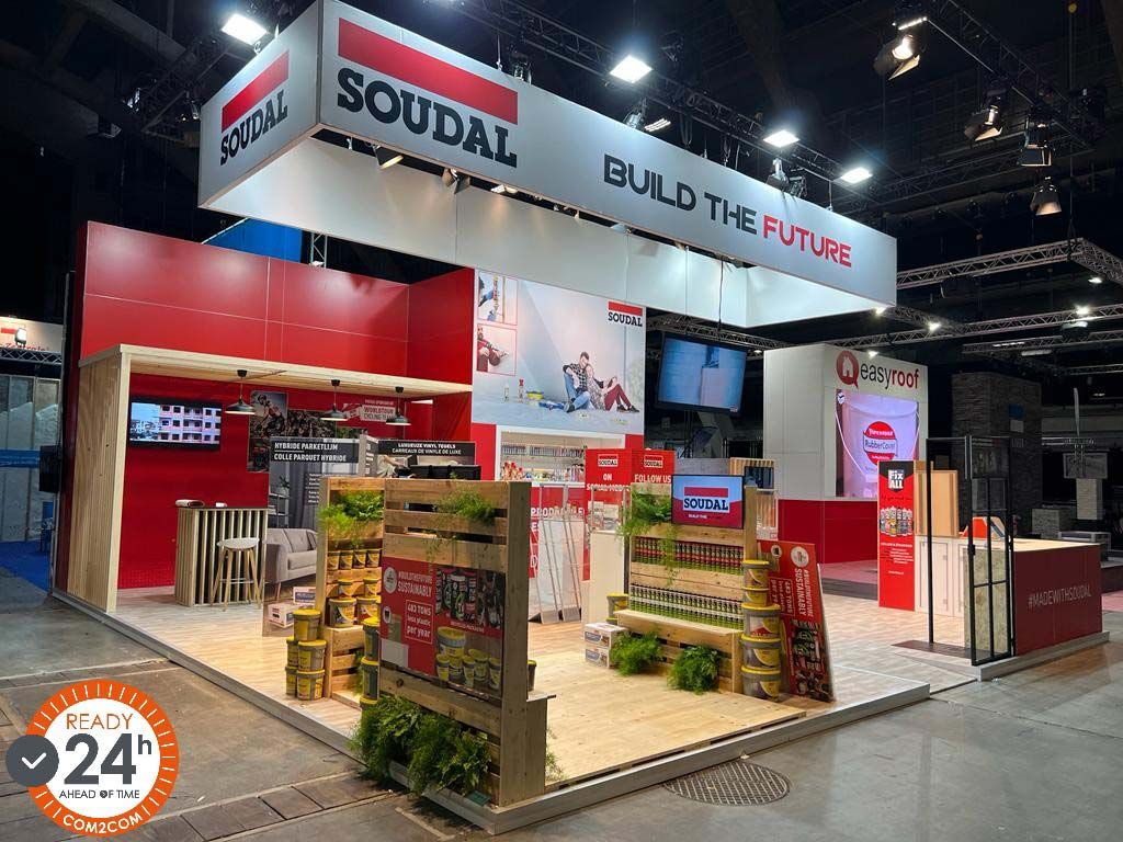 Stand for Soudal at Batibouw, Brussels by com2com