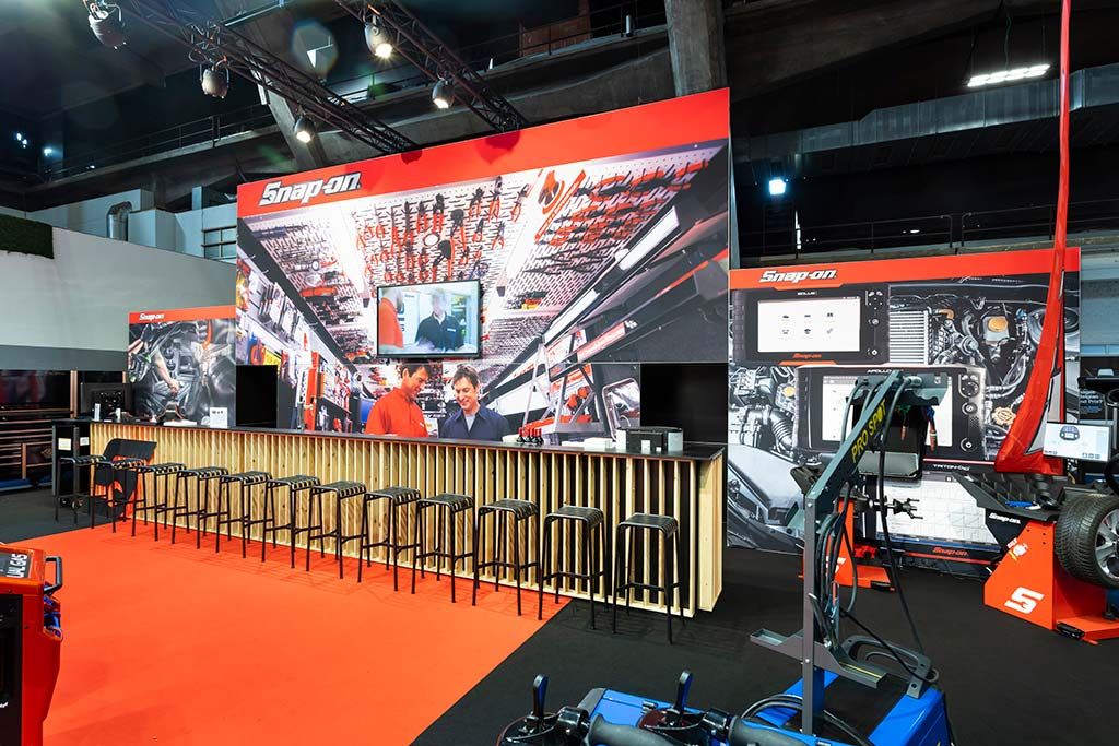 Stand for Snap-on at Autotechnica Brussels