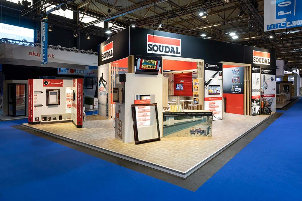 Stand for Soudal at Plyclose, Ghent by com2com