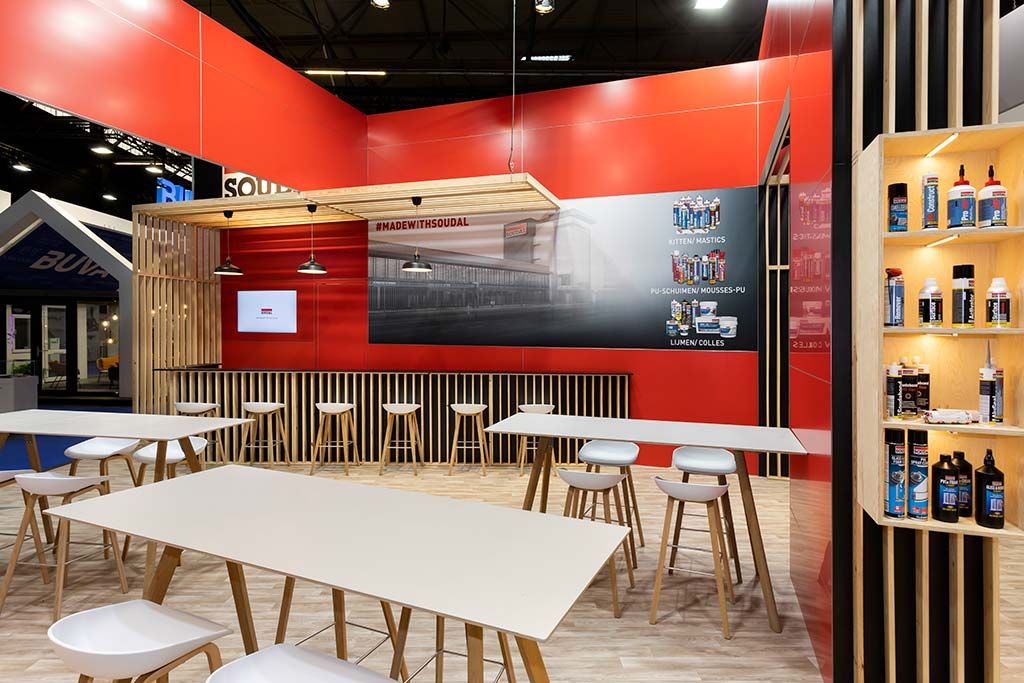 Stand for Soudal at Plyclose, Ghent by com2com