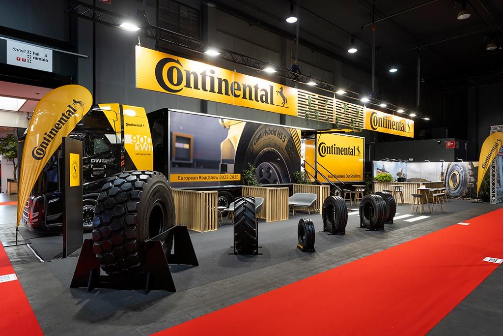 Stand for Continental at Matexpo Kortrijk