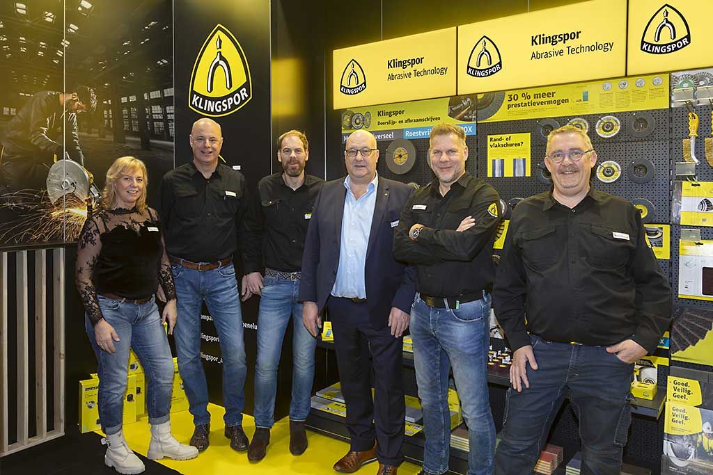 Stand for Klingspor at Bouwbeurs, Brussels by com2com