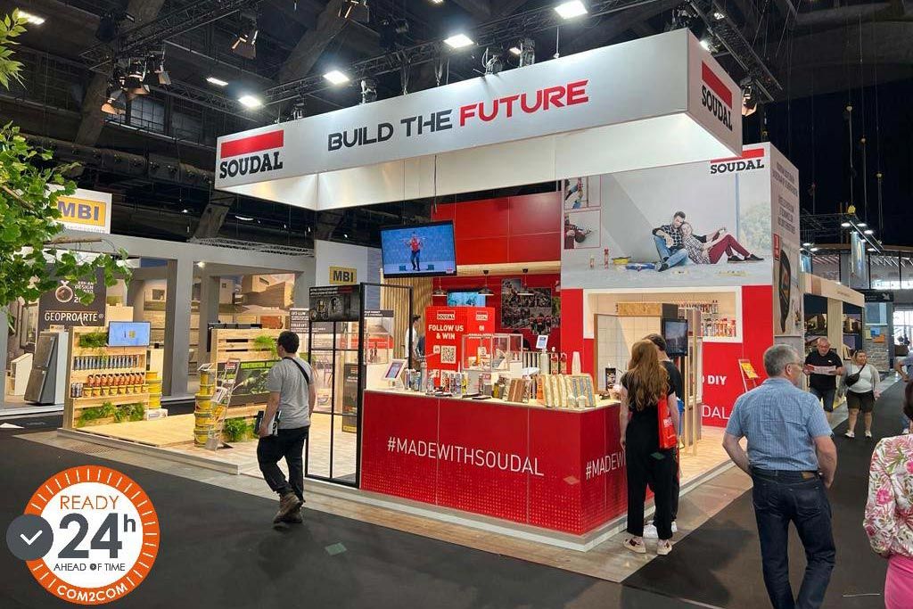 Stand for Soudal at Batibouw, Brussels by com2com