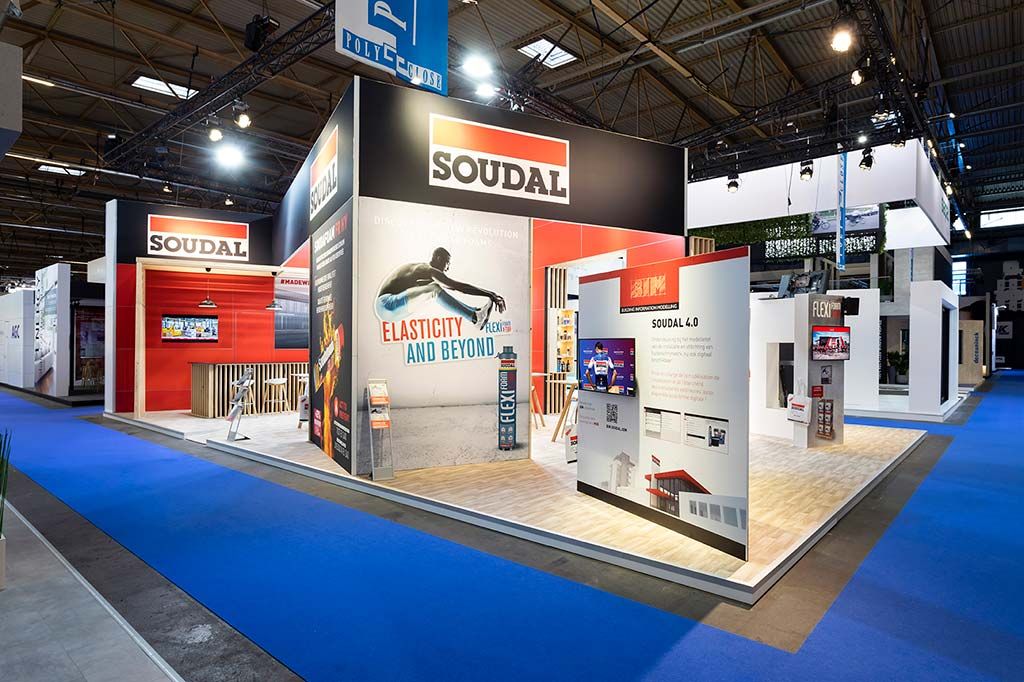 Stand for Soudal at Plyclose, Ghent by com2com