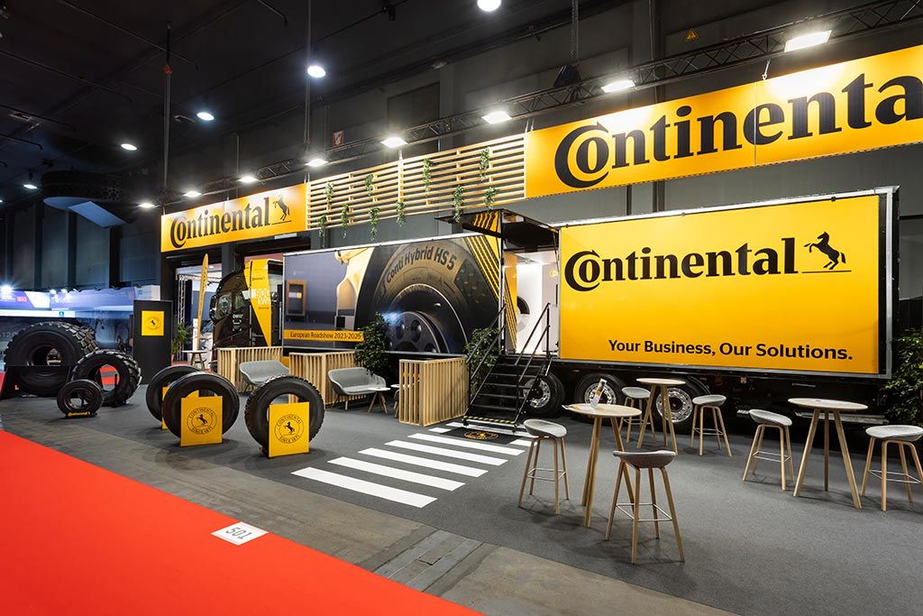 Stand for Continental at Matexpo Kortrijk