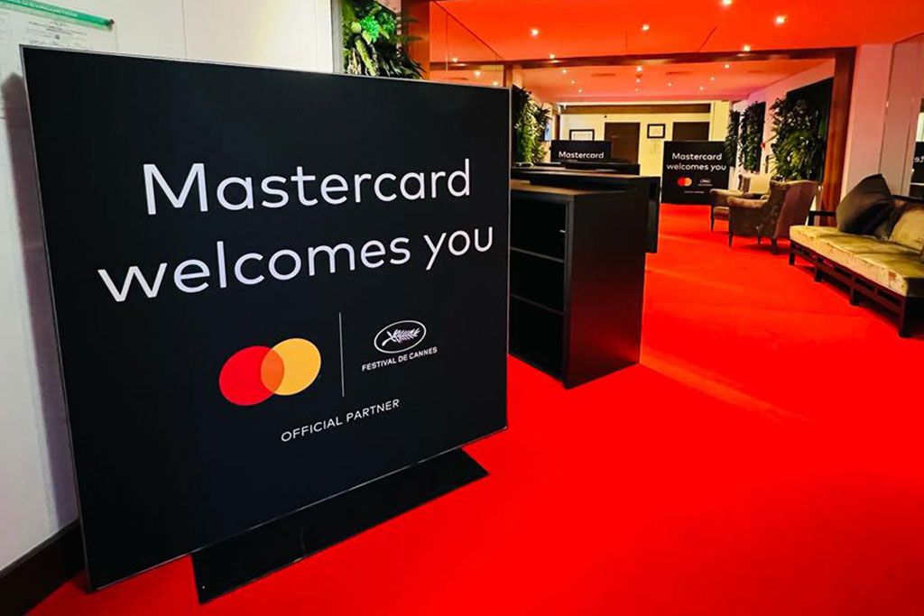 Stand for Mastercard at Festival de Cannes by com2com