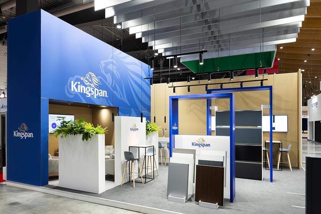 Stand for Kingspan at R + T Stuttgart