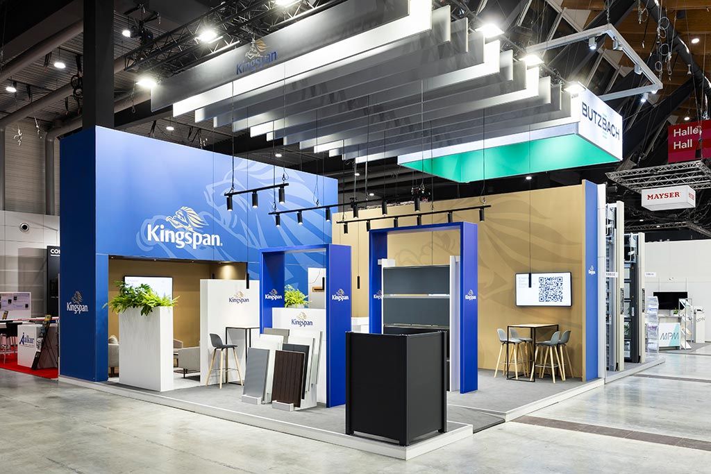 Stand for Kingspan at R + T Stuttgart