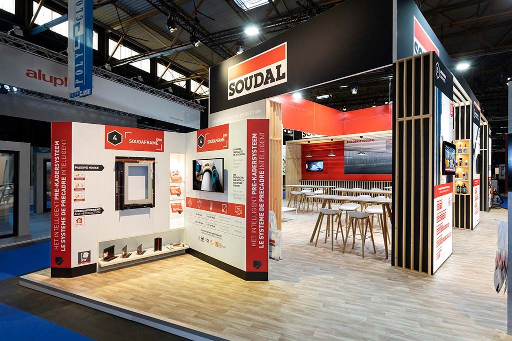 Stand for Soudal at Plyclose, Ghent by com2com