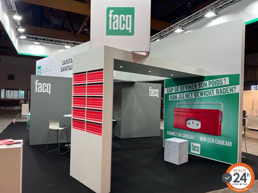 Stand for Facq at Batibouw by com2com